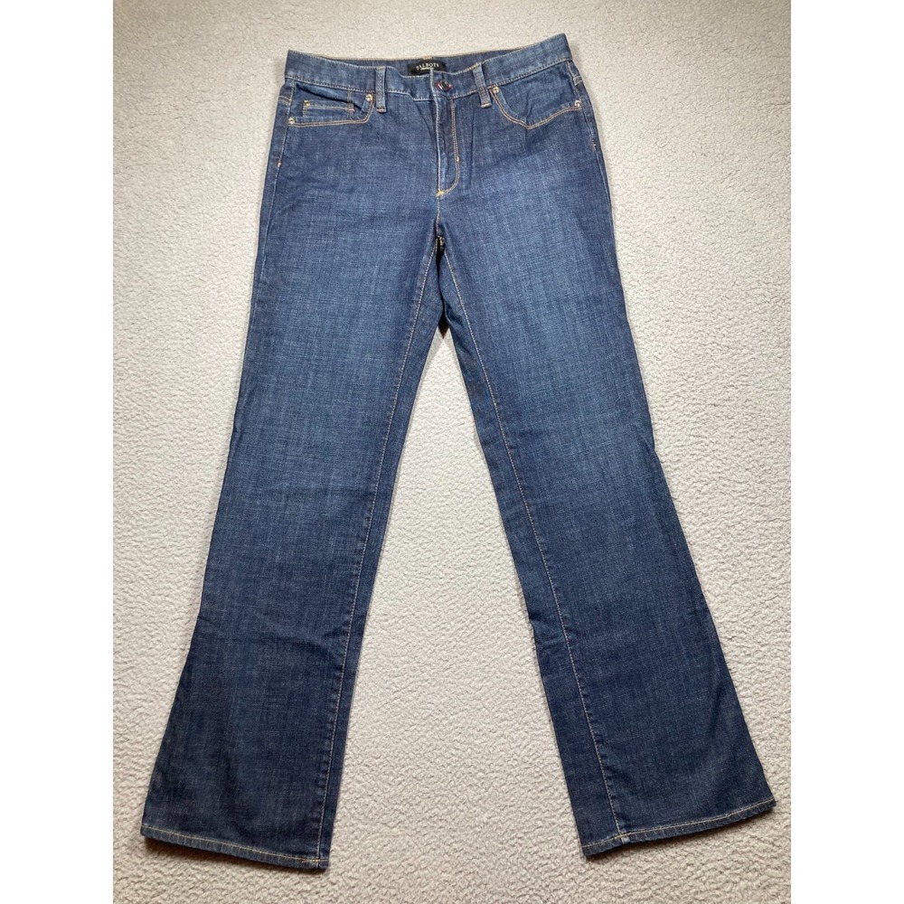 Talbots Jeans Women's 8 Blue Boot Medium Rise Stretch‎ American Preppy Denim